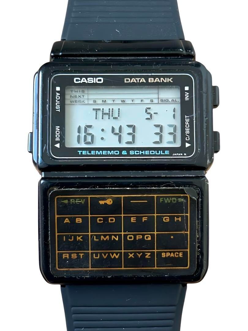 【CASIO】DATABANK DBC-60 希少 ヴィンテージ Casio Data Bank DBC-60 Rare Vintage Plastic Digital Watch