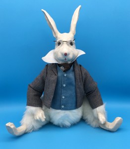 white rabbit doll