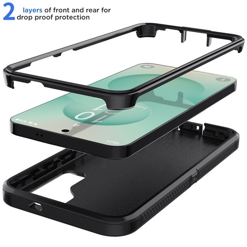 For Samsung Galaxy S25 Plus/Ultra Rugged Case Dual Layer Cover / Tempered Glass - Picture 4 of 28