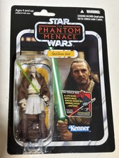 Star Wars 3.75  TVC Vintage Collection VC75 Qui-Gon Jinn Jedi Carded New