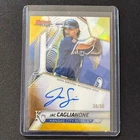 🔌IU 2025 TOPPS BOWMAN'S BEST GOLD REFRACTOR AUTO JAC CAGLIANONE 30/50