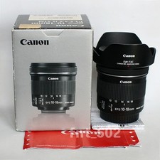 Canon EF-S 10-18mm f/4.5-5.6 IS STM Zoom Lens w/Filter EW-73C Hood 3536