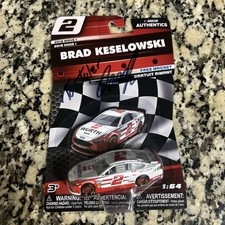Brad Keselowski Signed NASCAR Authentic  s 2018 2 Ford Fusion 1:64 Diecast Car