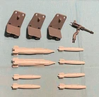 original G.I. GI JOE gijoe TOMAHAWK PARTS LOT seats missiles gun FREE SHIP