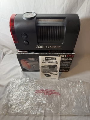 #ad King Craft Portable Air Compressor New Open Box Read Description $29.99