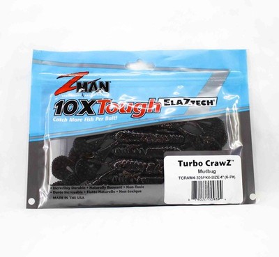 Zman Soft K�der Turbo CrawZ 4 Zoll 6/Pack Mudbug (9894)