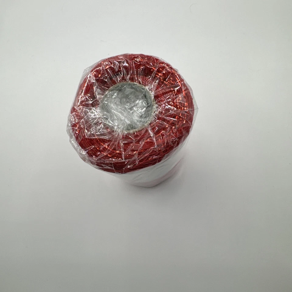 Floral Garden Holiday Decorative Mesh - New - 6" x 5 yd - Red - Image 4 of 4