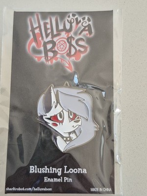 Helluva Boss - Blushing Loona Enamel Pin