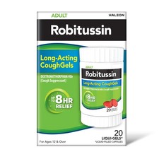 Robitussin 8 Hour Liqui-gels Cough, Adult Formula - 20 20 Count Pack of 1 