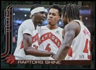 2025-26 TOPPS BLACK FOIL #276 WE THE NORTH/SCOTTIE BARNES/BOUCHER/MITCHELL 1/1