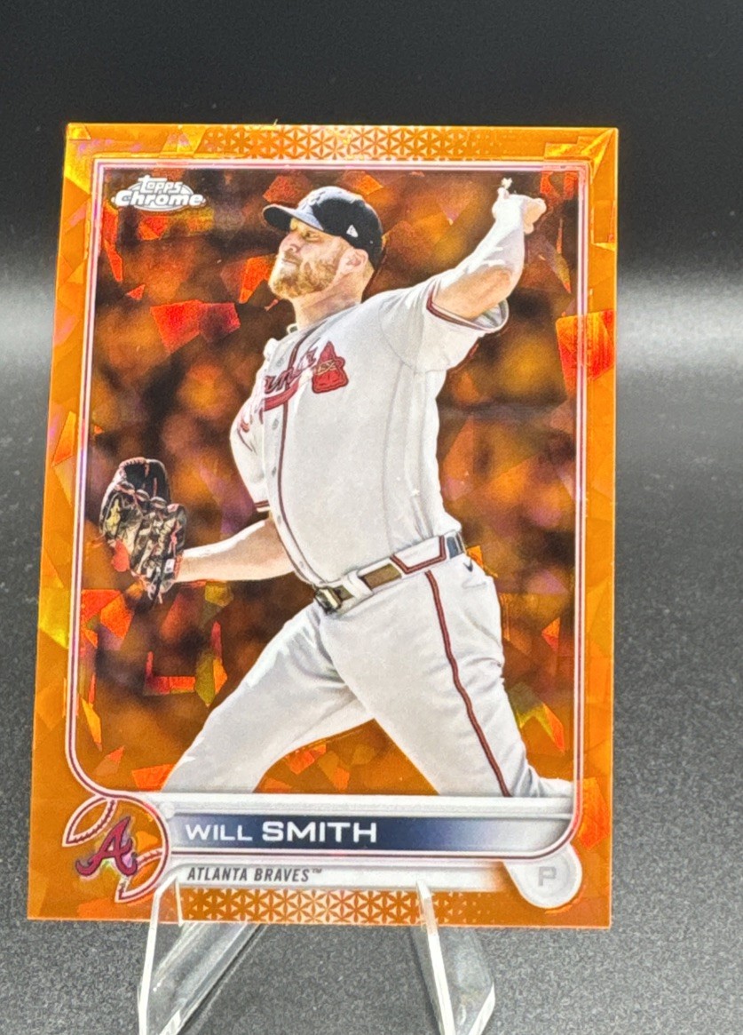 2022 Topps Update #US47 Will Smith Sapphire Orange FIRST 01/25 Atlanta Braves