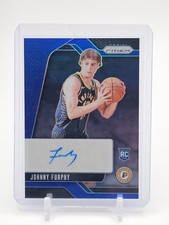 JOHNNY FURPHY 2024-25 PANINI PRIZM ROOKIE SIGNATURES BLUE AUTO /49 PACERS Q4362