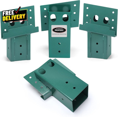 Outdoor 4X4 Compound Angle Brackets for Deer Stand Hunting Blinds Shooting S...