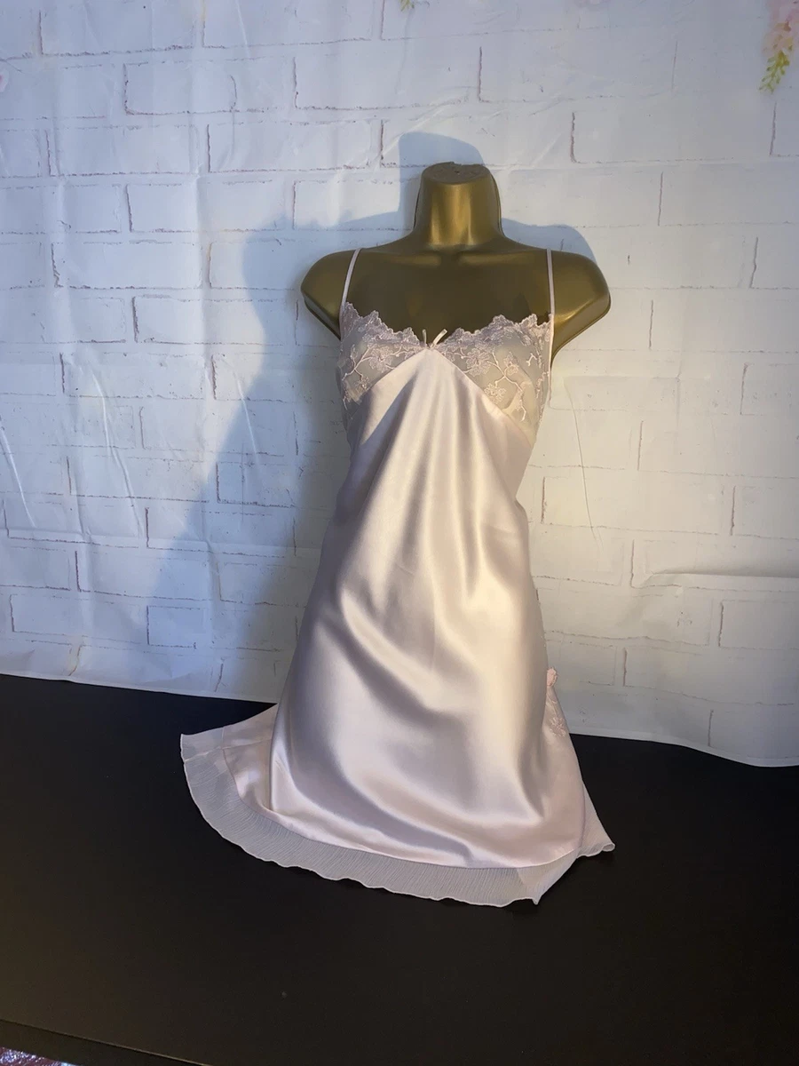 satin nightdress and dressing gown