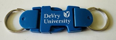 DeVry University-Keller Graduate School of Management Double Detachable Key Ring