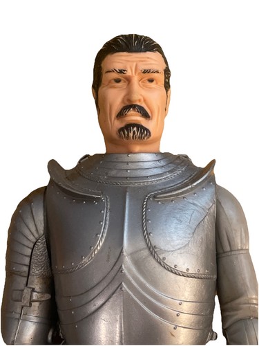 Vintage Noble Knight Sir Stuart 12" Actionfigur Silber 1968 mit Rüstungsteilen - Bild 2 von 11