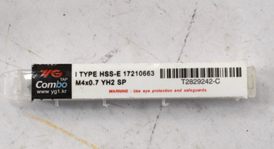 YG-1 Combo Spiral Point Tap JIS I-Type Bright Finish D1 M4 x .7 T2829242-C