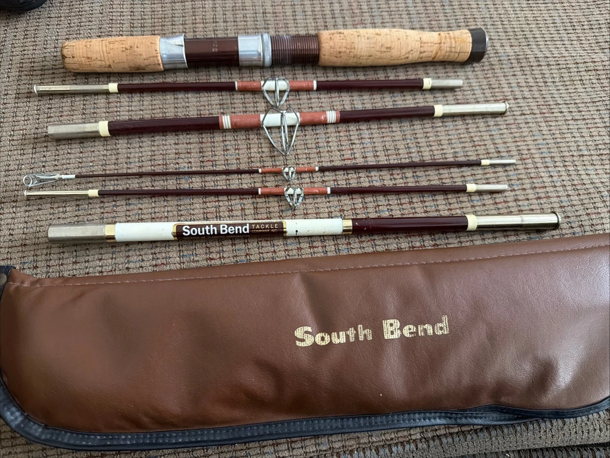 Porte-cannes South Bend – Plastique – Vintage – Neuf Jamais Utilisé – Boîte D'origine