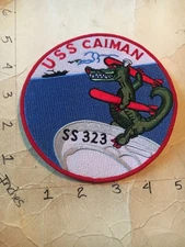 US NAVY USS Caiman SS-323 Submarine Patch 8/1/25 variant 2