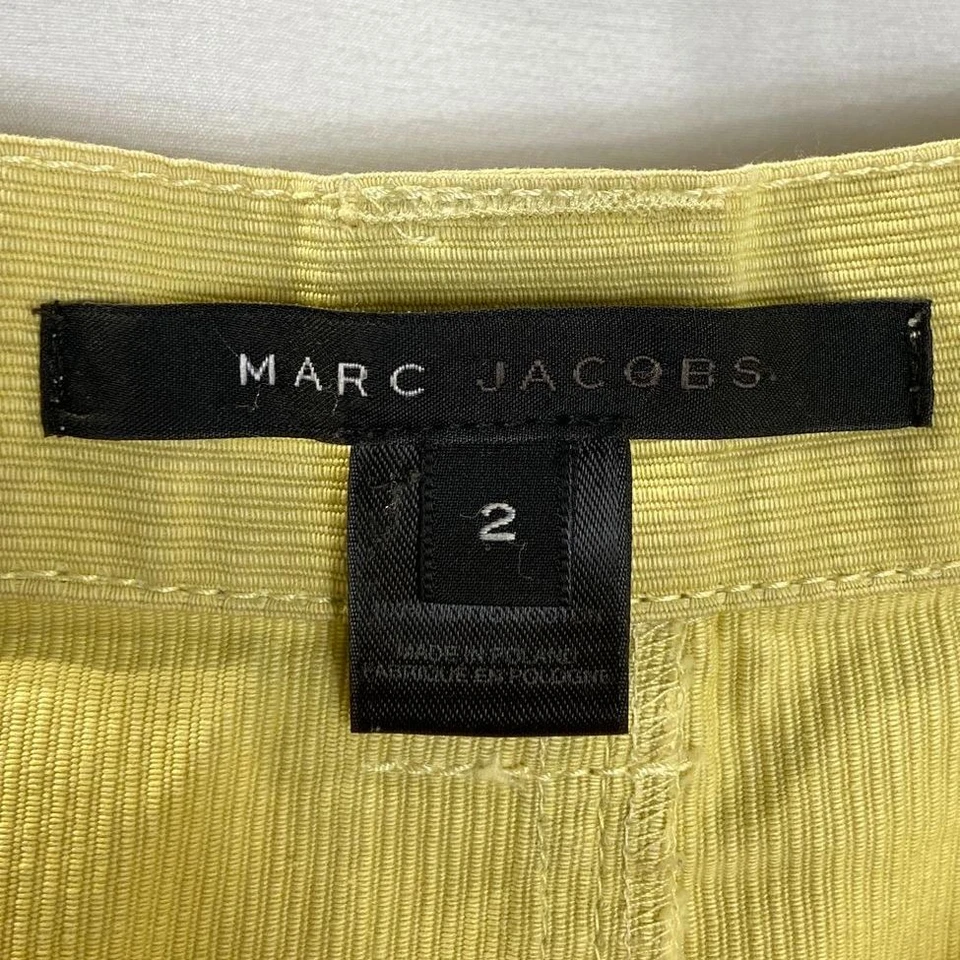 Falda lápiz cargo amarilla Marc Jacobs para mujer talla 2 Foto 3 de 4