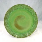 Frankoma MAYAN AZTEC PRAIRIE GREEN Luncheon Plate EXCELLENT