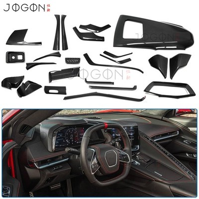 Carbon Interior Dashboard Interior Kits Trim For Corvette C8 Z06 Stingray E-Ray