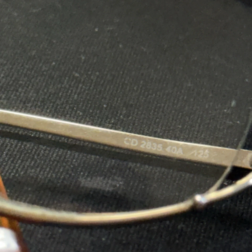 Винтажные очки 90-х Christian Dior 2835 40 оправ 55 16-120 мм золото 👀 - Изображение 4 из 4