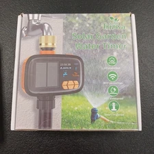 Solar Sprinkler Timer TRJZWA Water Timer,Irrigation System for Garden Hose Solar