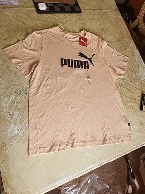 Puma Ess Logo Tee Us Ligth Sand Size XL NWT