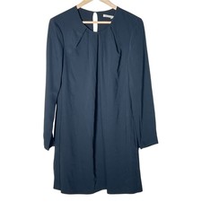 Rachael Roy black long sleeve shift dress size large L B123