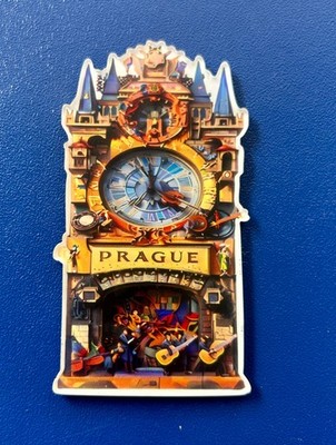 Souvenir Kühlschrank Fridge Magnet Prague Watch, Prag Uhr, Tschechien Czech