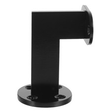 Black Stainless Steel Handrail Bracket Stair Railing Support for Indoor Stairs