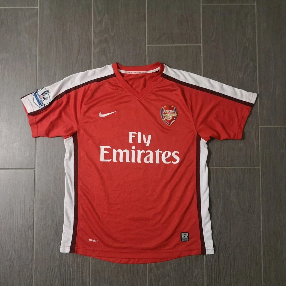 Vintage Retro 2008/09 Arsenal FC Trikot Größe: M Fußball Streatwear Nike Fans