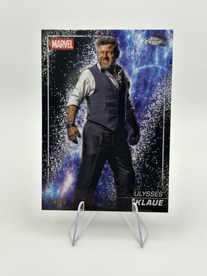 2025 Topps Chrome Marvel Studios Ulysses Klaue The Snap SP Variation /99