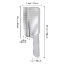 Fading Comb Professional Barber Clipper Blending Flat Top Hair Cutting Comb for