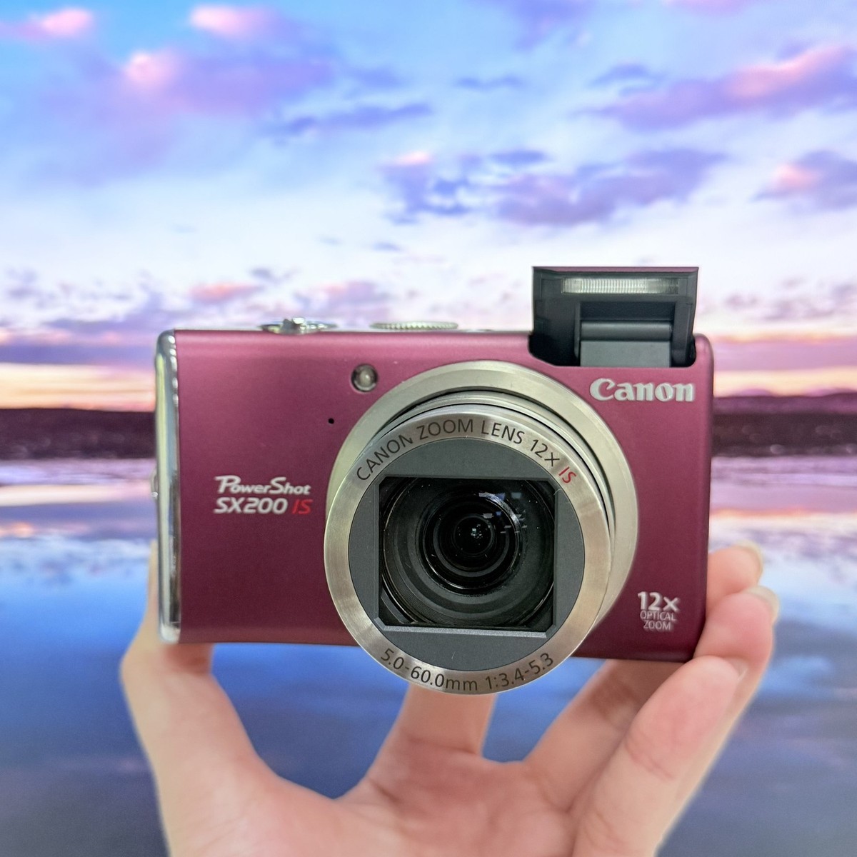 Canon PowerShot SX200 lS CCD Digital Camera 12.1MP 12x Optical