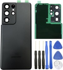 Galaxy S21 Ultra Rear Panel Back Glass Door Cover Replacement for Samsung Gal...