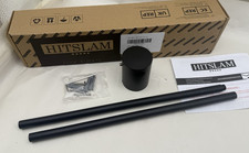 Balance Towel Bar Single Base Brass Towel Rack Adjustable Left  Right Wall READ