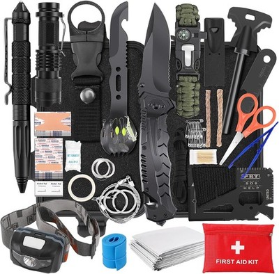 PIXATO Survival Kits, Survival Gear and Equipment 116-in-1, Emergency Kit