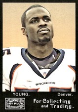 Selvin Young 2008 Topps Mayo #25 Broncos NFL READ FREE SHIPPING AutographDen