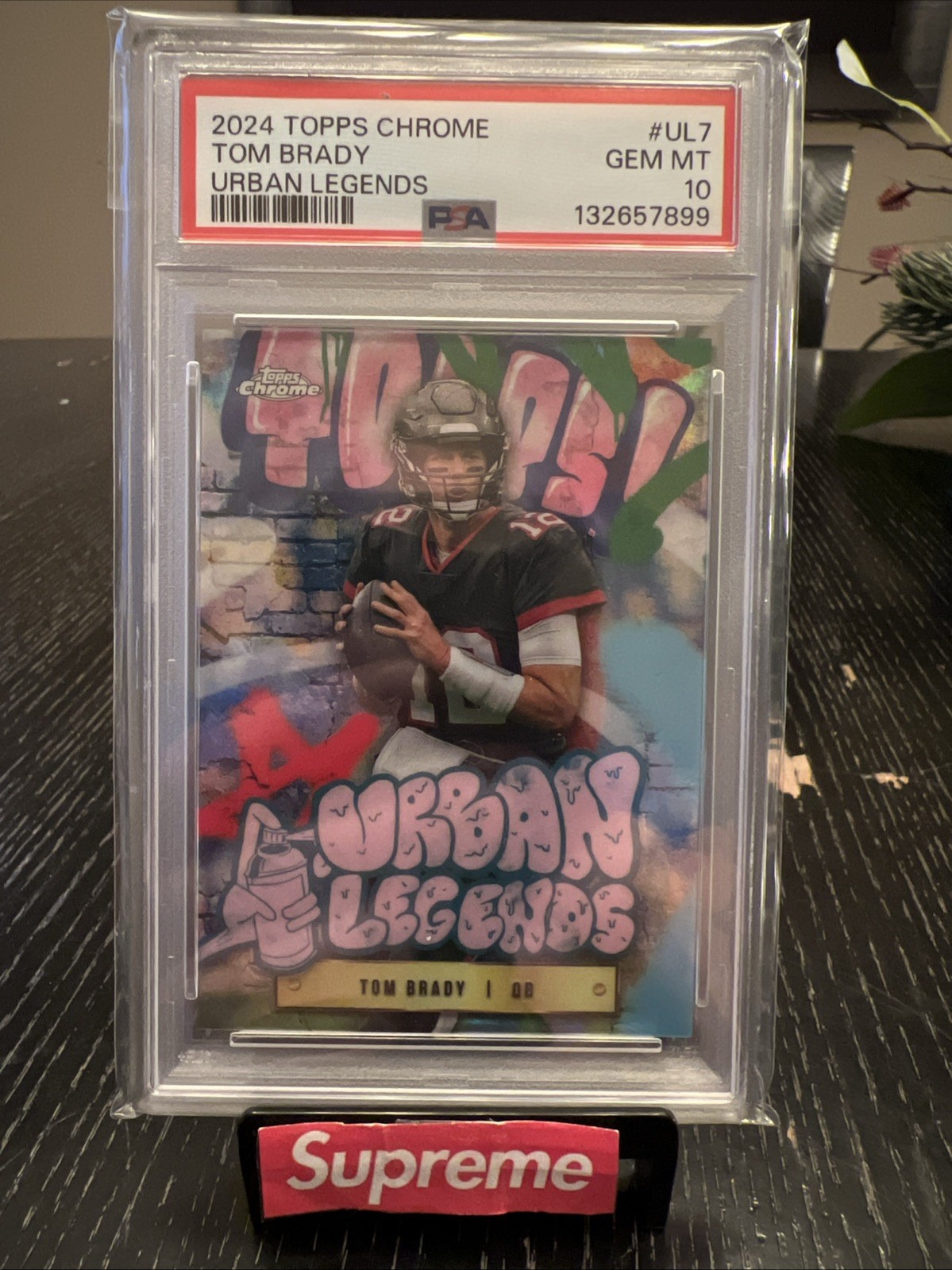 2024 Topps Chrome Tom Brady Urban Legends PSA 10