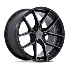 Niche 1PC NC279 PRODIGY 5 19X8.5 5X112 35 72.56 GLOSS BLACK DARK TINTED CLEAR