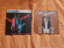 -F.R.David - Chris Norman-  Sammlung von Vinyl-Singles –7' VINIL -RAR-