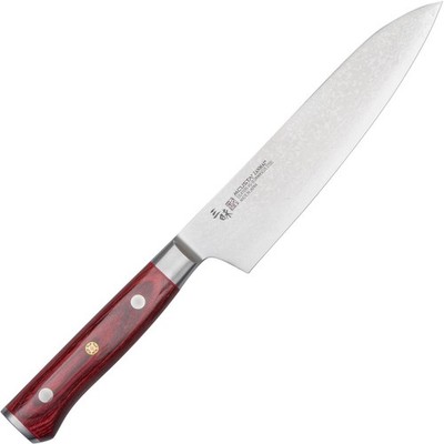 Mcusta Zanmai Classic Pro Red Gyuto Küchenmesser 18 cm VG-10 Edelstahl