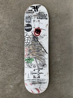 Zero ‘Heavy Slime’ Kanaan Dern Skated & Signed Deck 2026