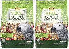 2 Pack of Vita Seed Natural Blend Parrot Food, 5 Pounds Each
