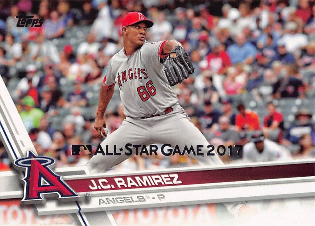 J.C. Ramirez 2017 Topps All-Star 571  Los Angeles Angels  Baseball Card
