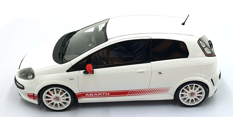 Modelos Otto escala 1/18 resina OT460 - Fiat Punto Evo Abarth Esseesse - blanco Foto 4 de 4