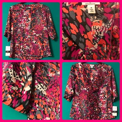 D. RODRIGUEZ GEOMETRIC BLOUSE SIZE MEDIUM | eBay
