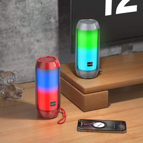 BOROFONE BR25 Crazy sound colorful luminous BT speaker - blue - Foto 3 di 3
